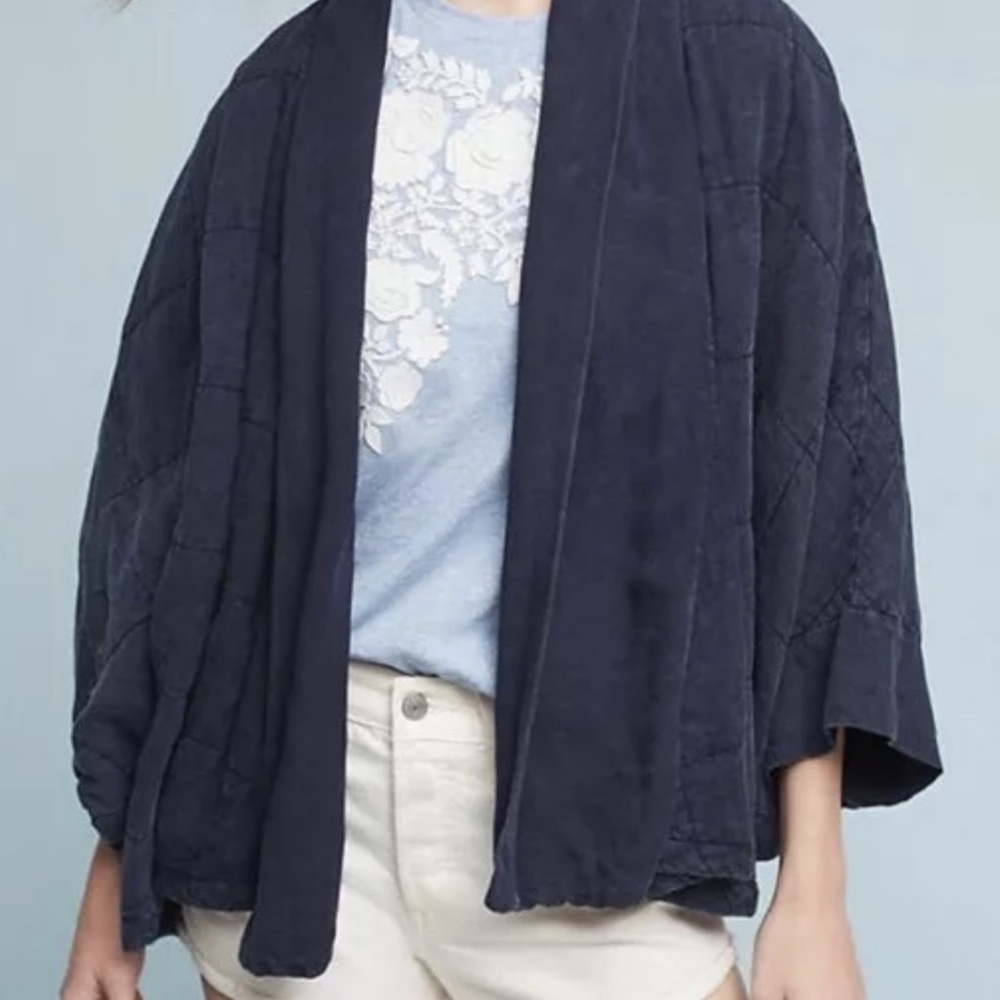 Anthro Saturday Sunday Quilted Kimono Cocoon - Picture 5 of 5